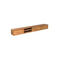 LOWBOARD Amoria Mangoholz 280 cm / 35 cm Natur - Naturfarben, Holz (280/30/35cm) - Villa Möbel
