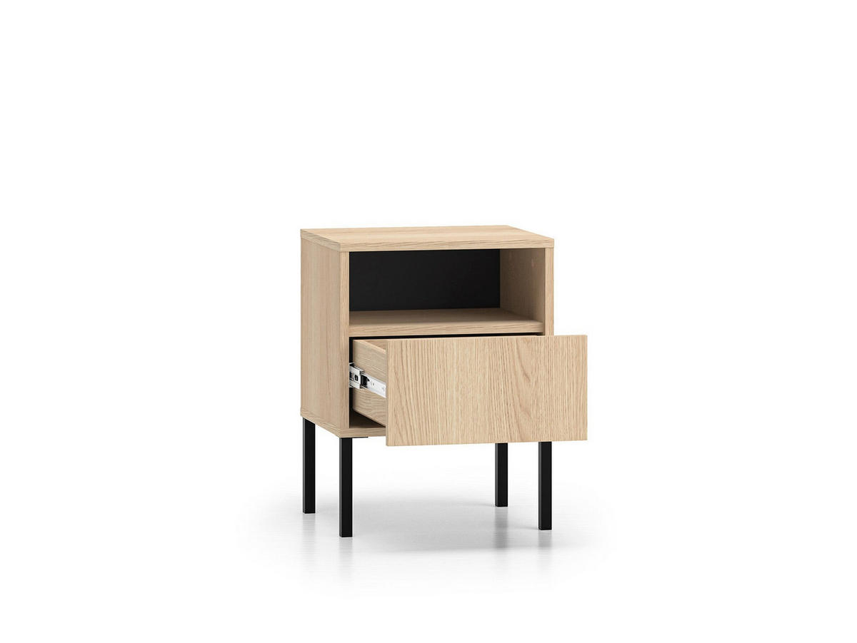 NACHTTISCH – 40 cm – Barnee – Sonoma Eiche - Sonoma Eiche, Holzwerkstoff (40/53/34cm) - hi-markt