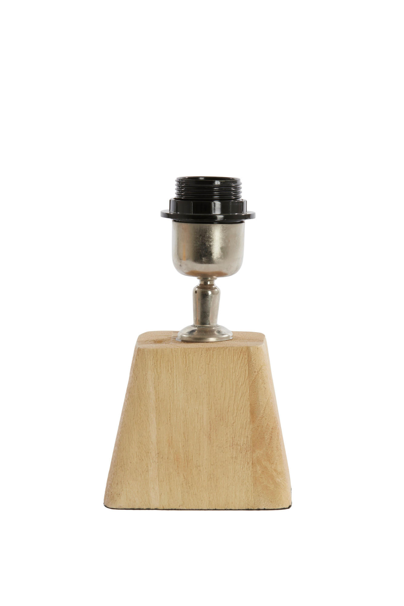 LAMPENFUSS Kardan Braun 11/9/19 cm - Hellbraun, Holz (11/9/19cm) - Light & Living