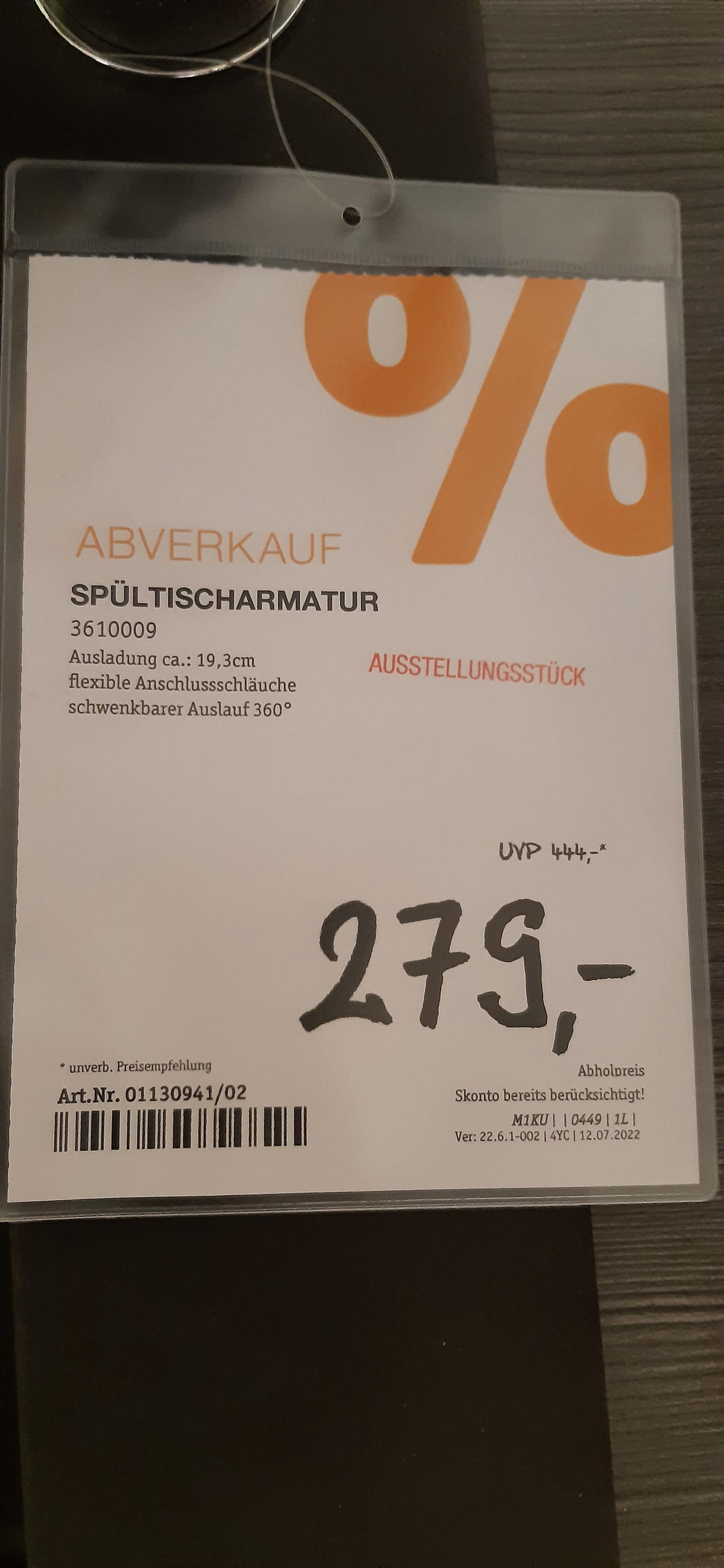 Spültischarmatur - HKT