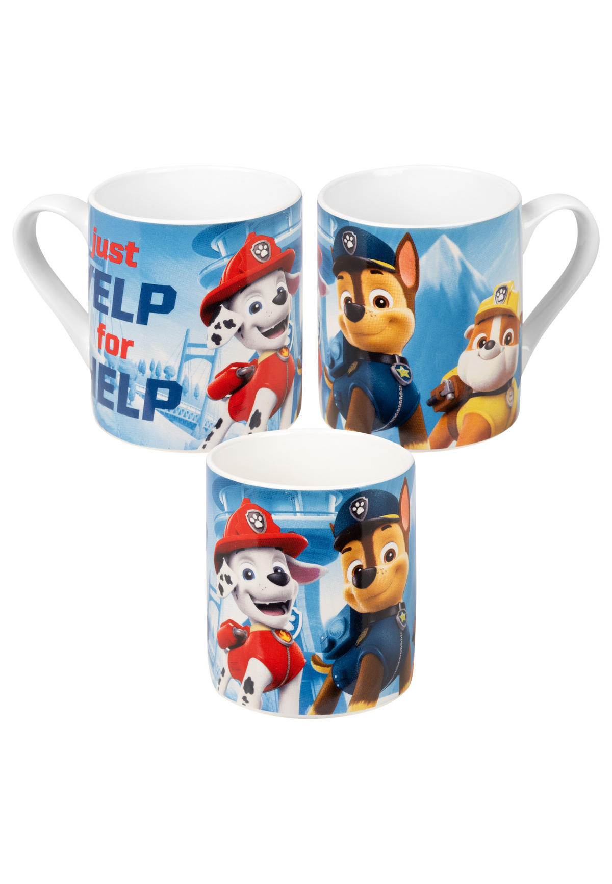FRÜHSTÜCKSSET Paw Patrol Mehrfarbig 3-teilig - Multicolor, Keramik (23.8/11.2/23.3cm) - Paw Patrol