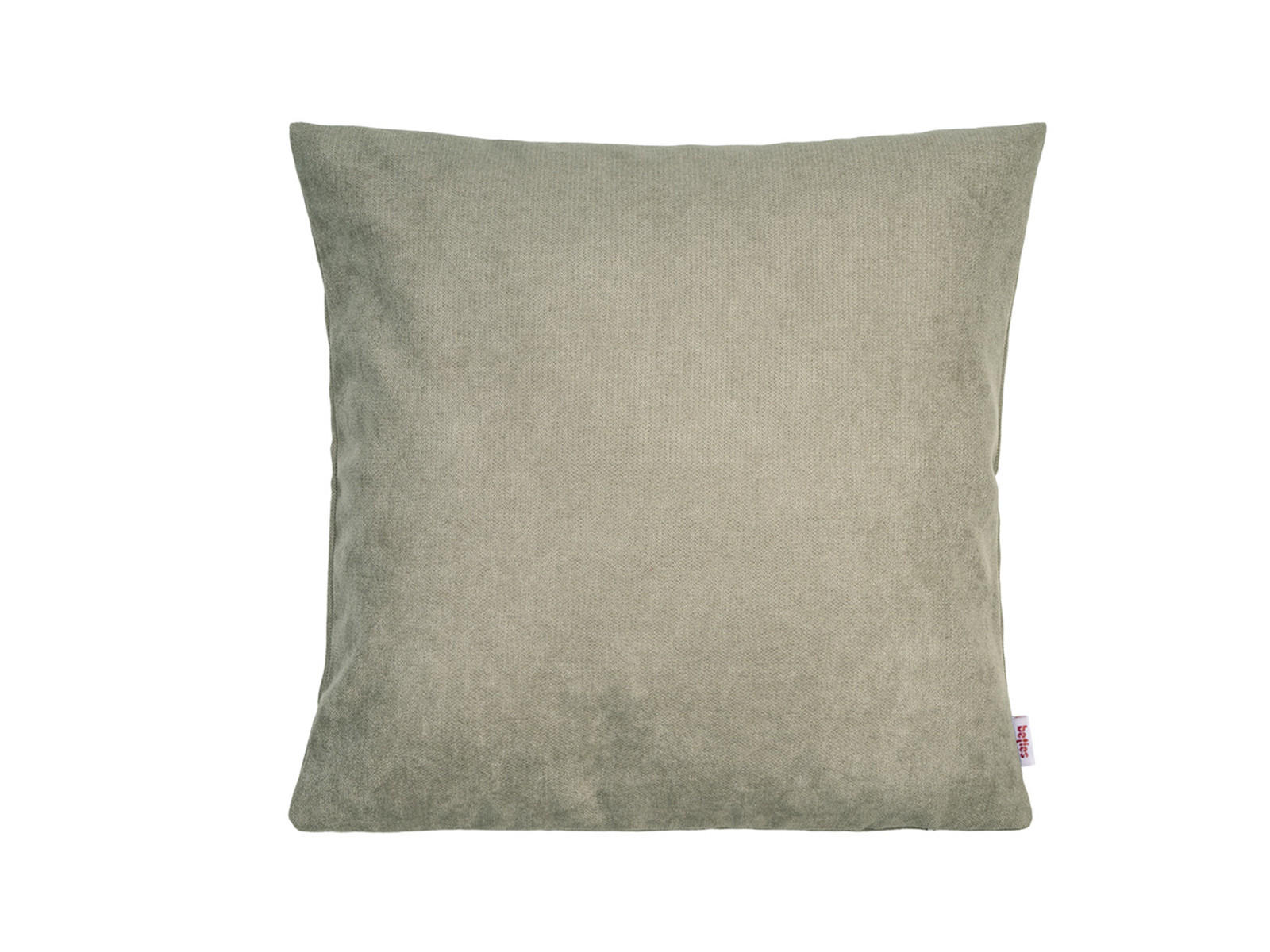 KISSENHÜLLE FarbTon Chenille-Haptik greig-taupe 40/40 cm - Taupe, Textil (40/40cm) - beties Heimtextil