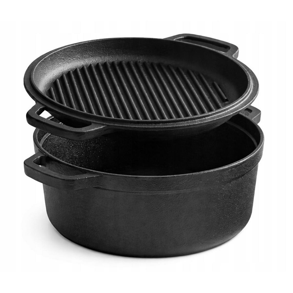 TOPF Schwarz 36/26/11.5 cm KS7743 - Schwarz, Metall (26cm) - Krisberg 