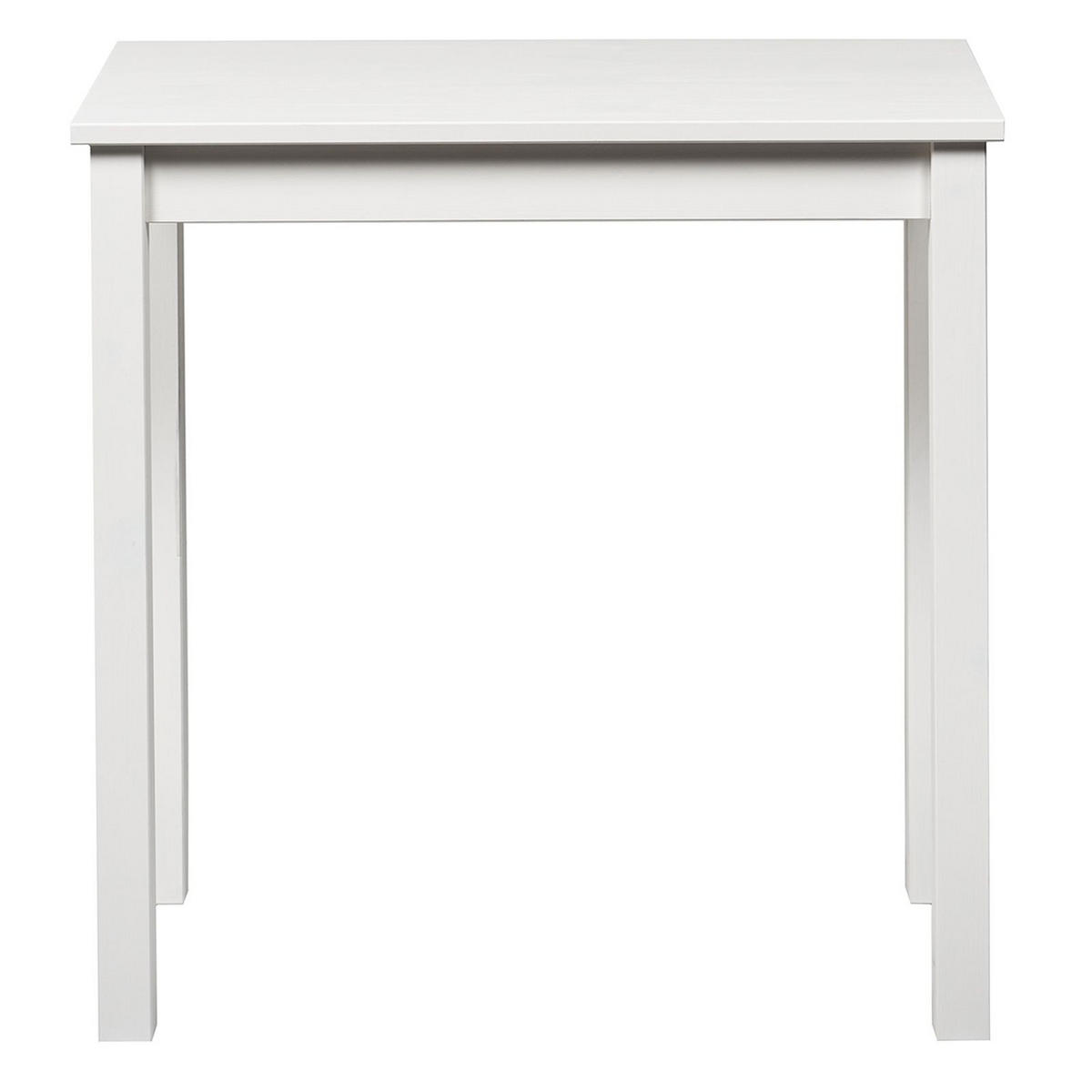 SCHREIBTISCH Massivholz 38/75/75 cm - Weiß, Holz (38/75/75cm) - hagge home