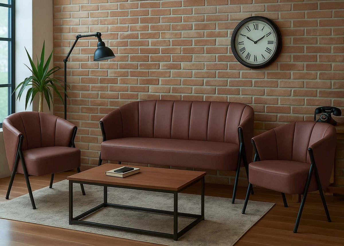 SESSEL Rotbraun - Rotbraun, Kunststoff (65/74/72cm) - MCW