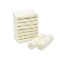 SEIFTÜCHER, 10er-Set, 30x30 cm, 100% Baumwolle, Gelb - Creme, Textil (30/30cm) - Zollner