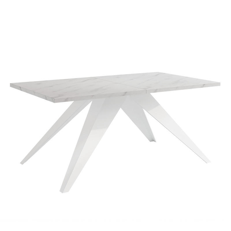 Idohome Ausziehtisch Perlmutt 140x76x80 cm