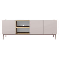 TV-SCHRANK System 77 - Kaschmir, Holzwerkstoff/Metall (153/55/44cm) - MIRJAN24