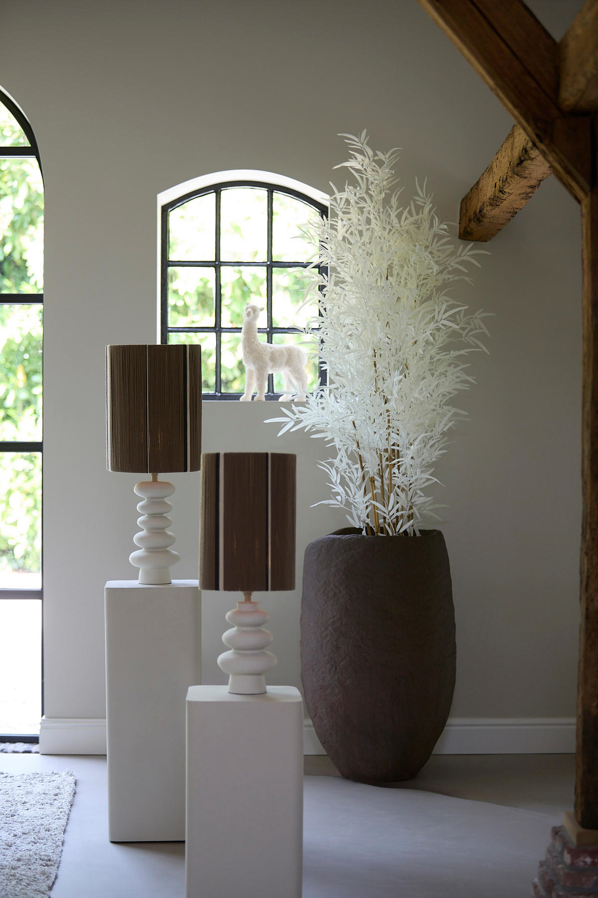 TOPF Bambus Braun 70/60/180 cm - Braun, Kunststoff (180cm) - Light & Living