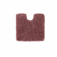 BADTEPPICH MIT WC AUSSCHITT VIENNA - Altrosa, Textil (45/45cm) - WohnDirect