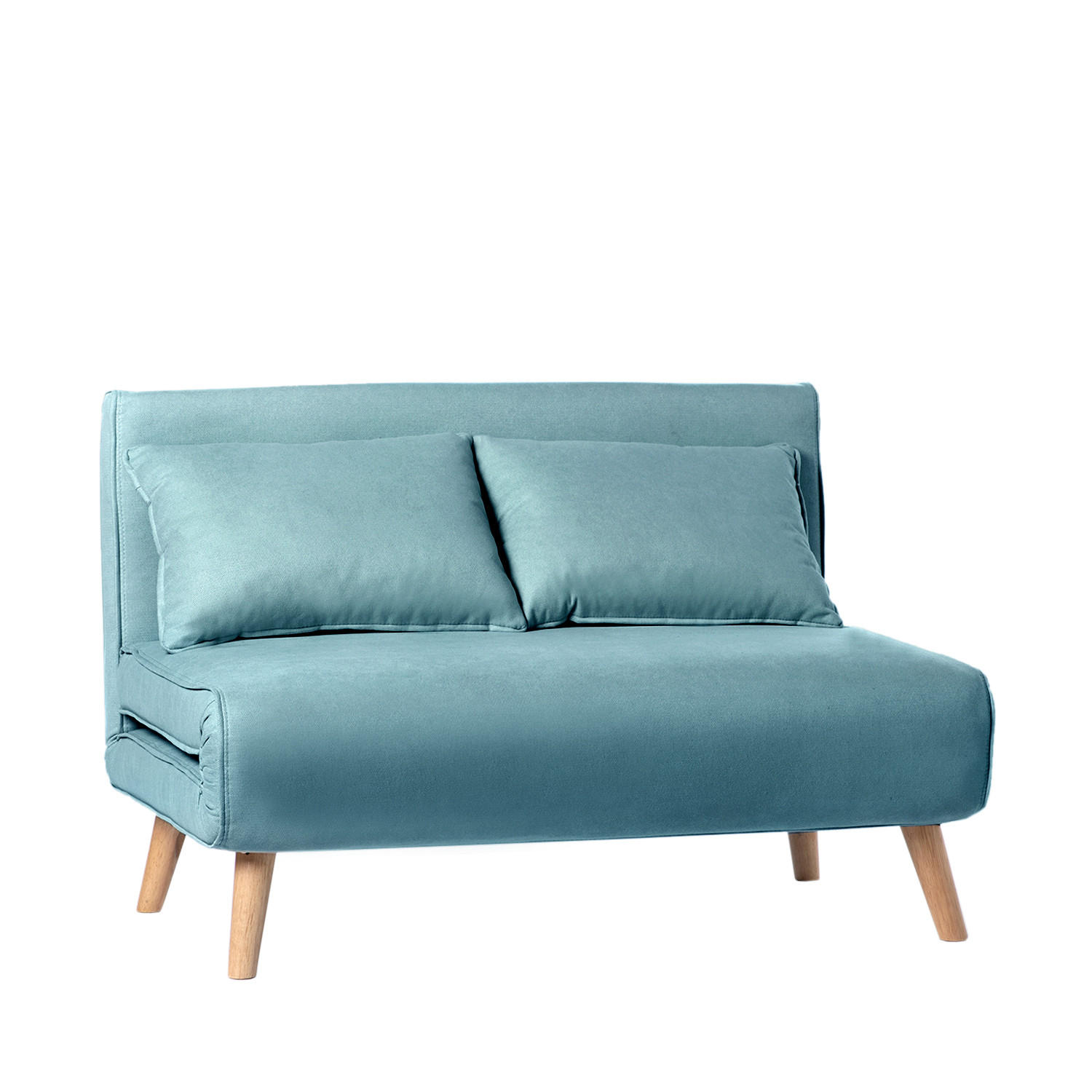 SCHLAFSOFA Noa Blau 117 cm x 79 cm - Blau, Textil (117/79/75cm)