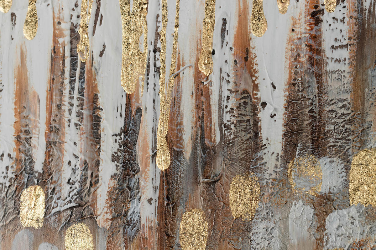 ÖLGEMÄLDE 120/80 cm - Beige/Braun, Holz/Textil (120/80cm) - KUNSTLOFT