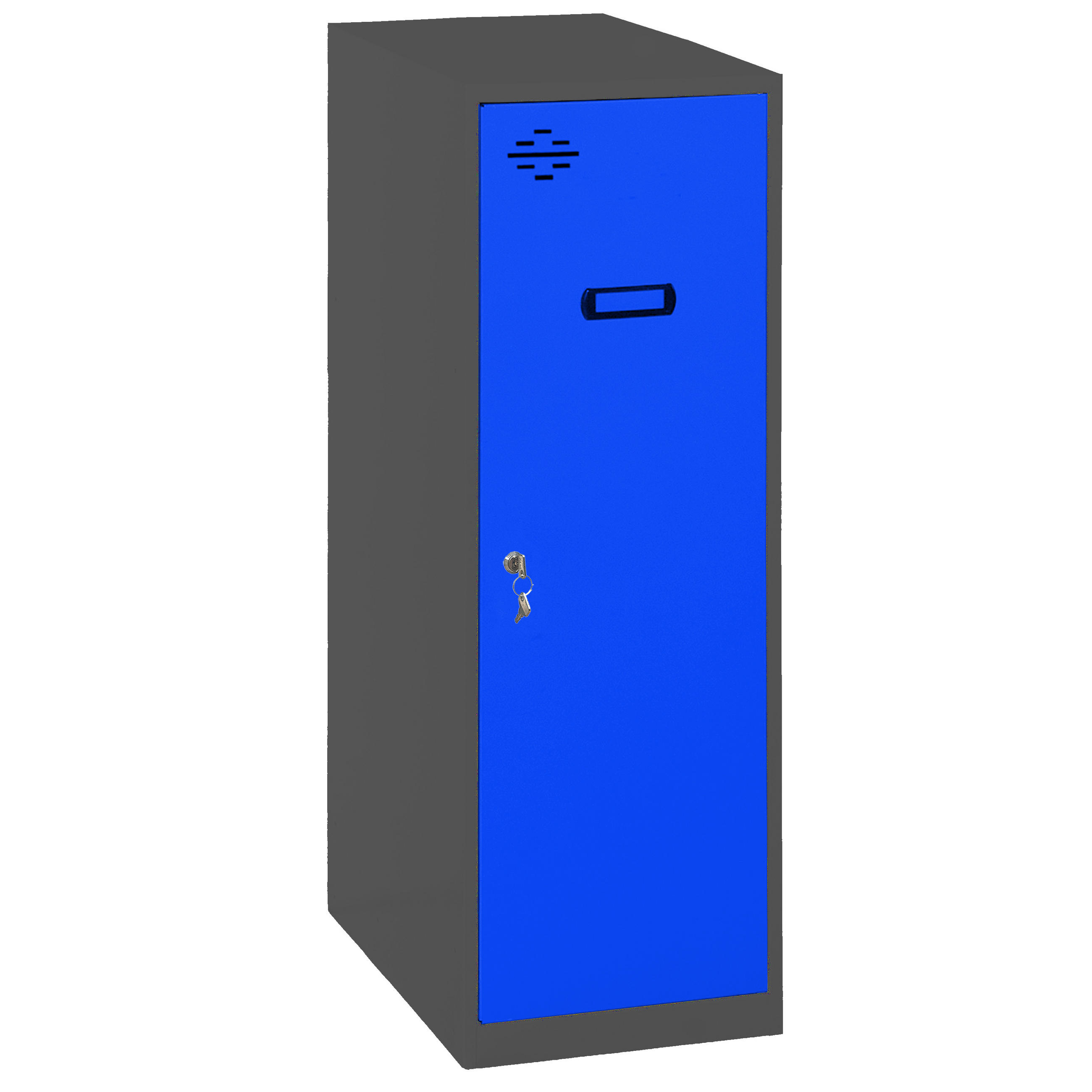 Proregal Schliessfachwürfel Blau 40x91.5x50 cm