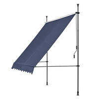 KLEMMMARKISE Stem - Dunkelblau, Textil/Metall (150/309/120cm) - pro.tec