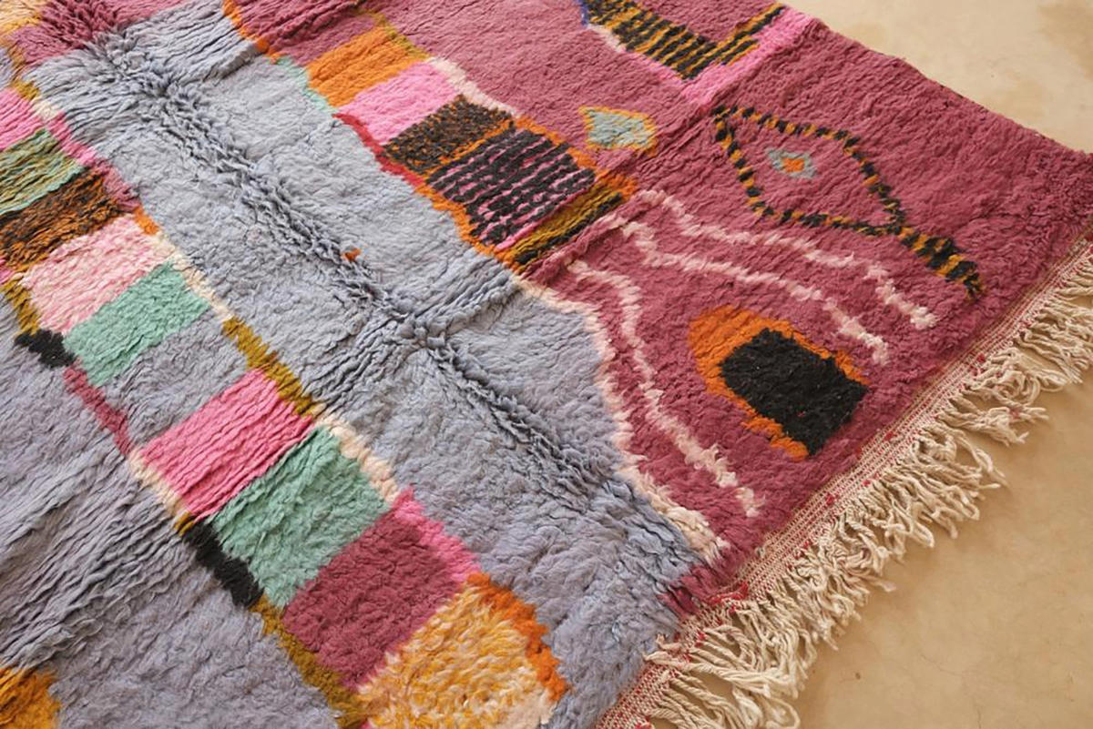 TEPPICH aus Wolle abstrakt aus Marokko 200x 300 cm - Multicolor, Naturmaterialien (200/300cm) - AFK Living