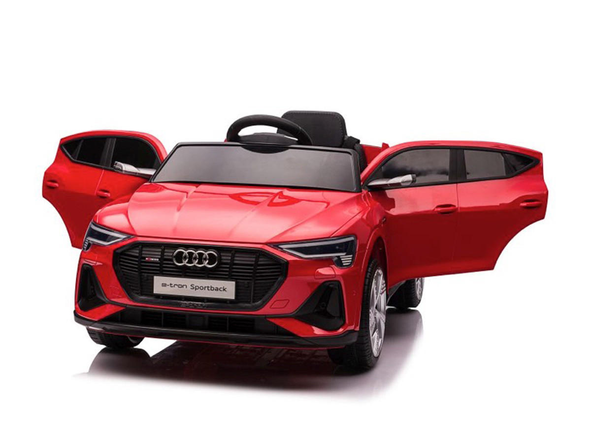 KINDER ELEKTROAUTO Audi e-tron rot - Rot, Kunststoff (108/60/47cm) - TPFLiving