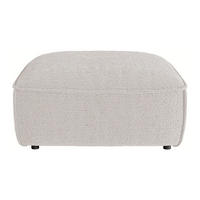 SITZHOCKER - 1 Person - stoff - beige Camilio - Beige, Kunststoff/Textil (75/44/97cm) - Vente-Unique