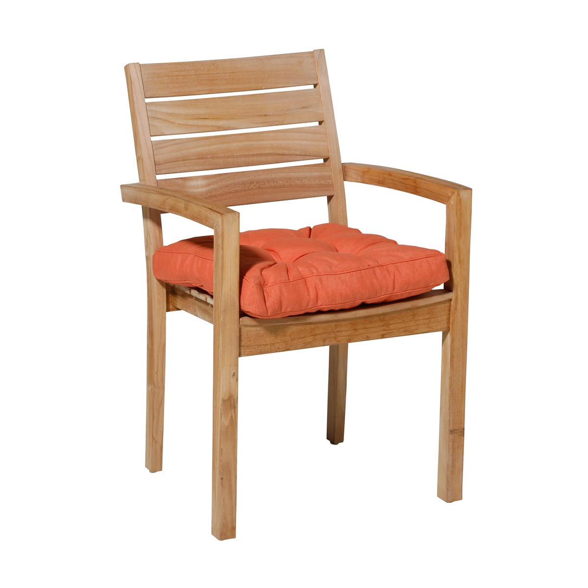 SITZKISSEN Panama 47/47 cm 4er-Set - Orange, Textil (47/8/47cm) - Madison