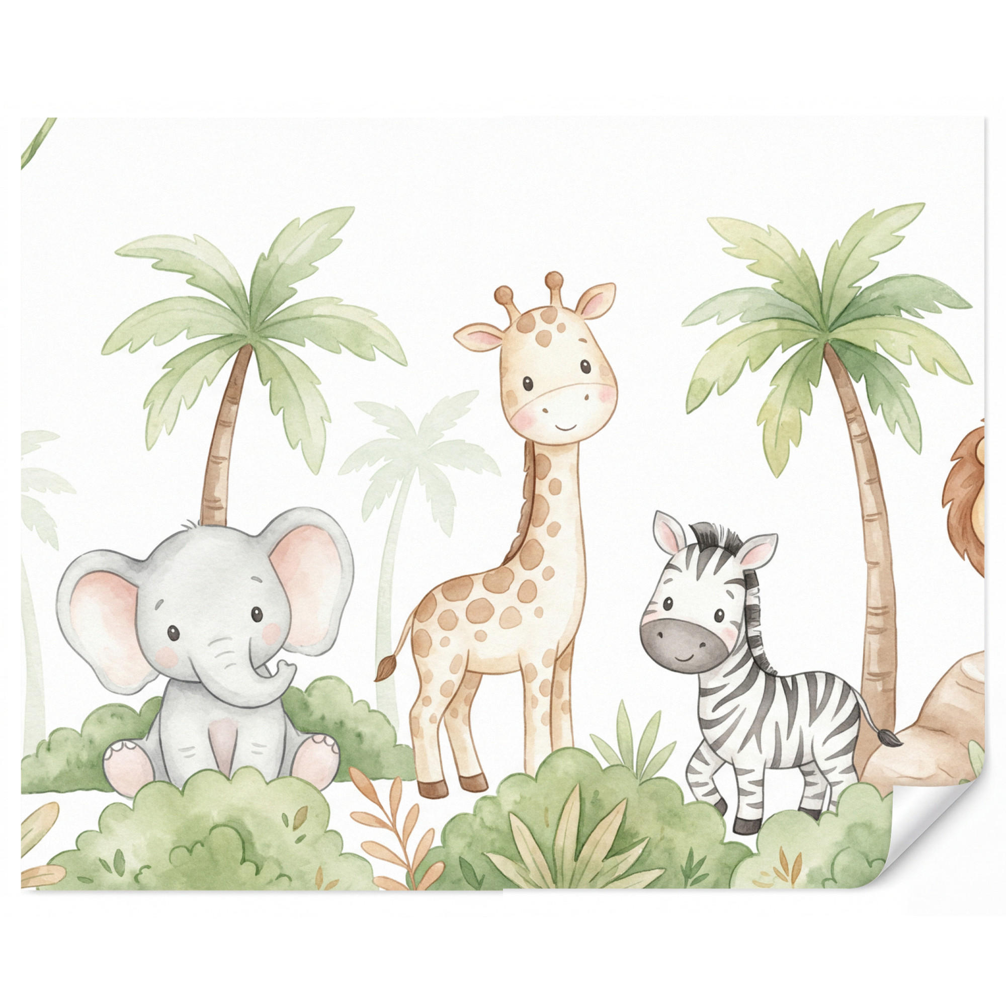 OnlyWow Kindertapete Weiß 240x200 cm