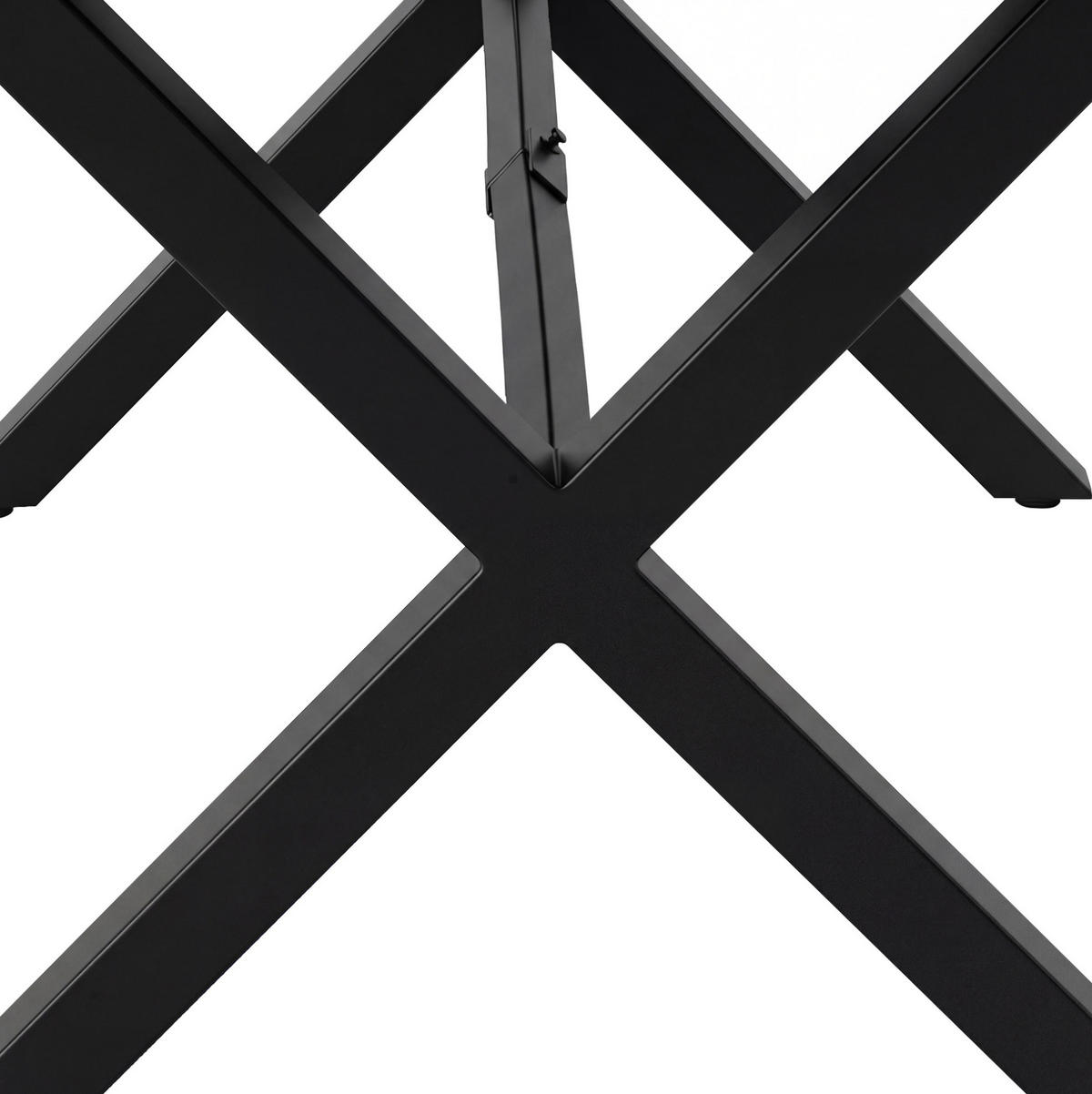GARTENMÖBELSET 148/80/75 cm mit Tisch und 6 Stühlen, Rattan-Armlehnen und Polstern, Schwarz/Natur - Naturfarben, Metall - Redom