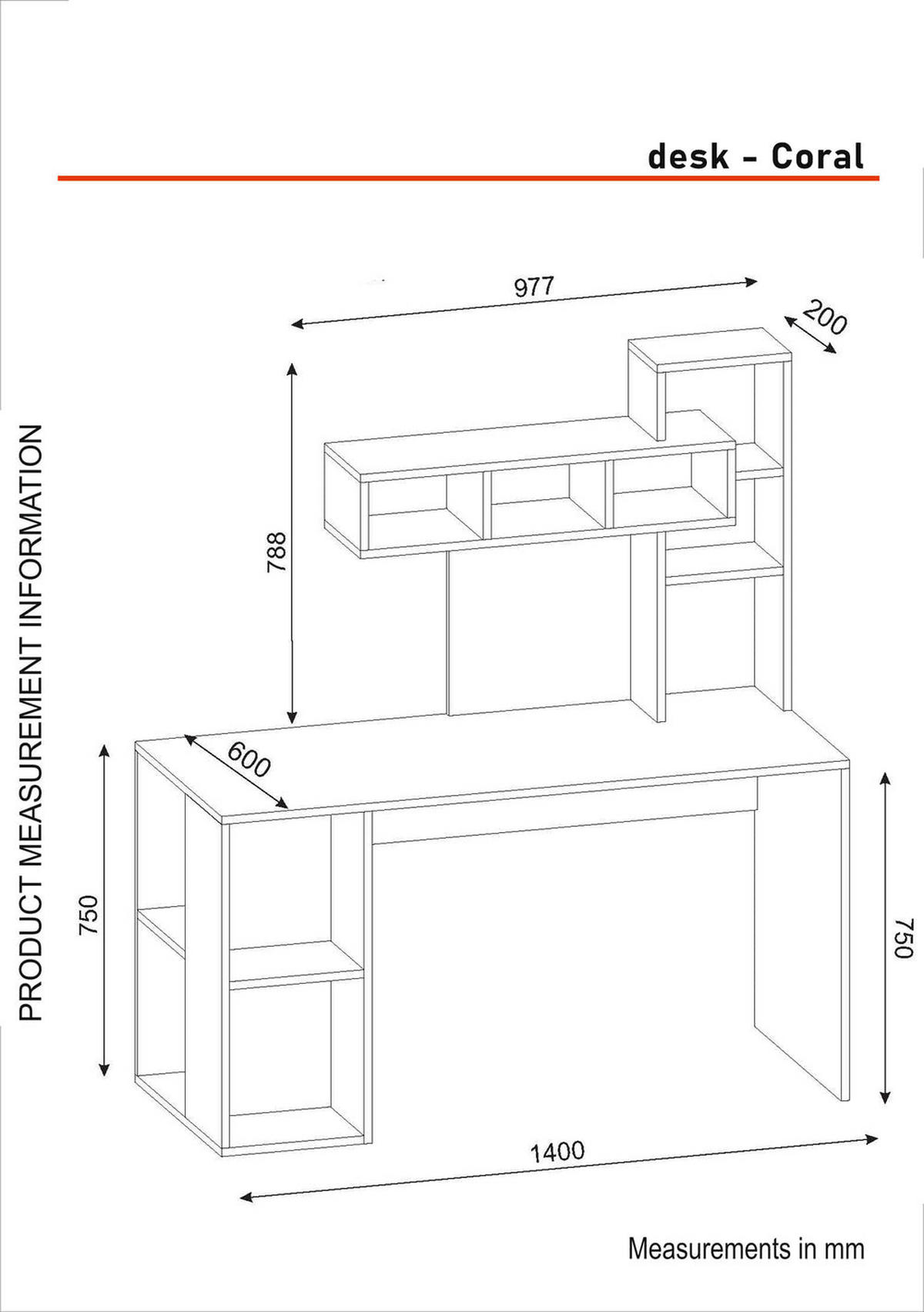 SCHREIBTISCH Coral Weiß Walnuss - Walnussfarben/Weiß, Holzwerkstoff (60/140/75cm) - moebel17