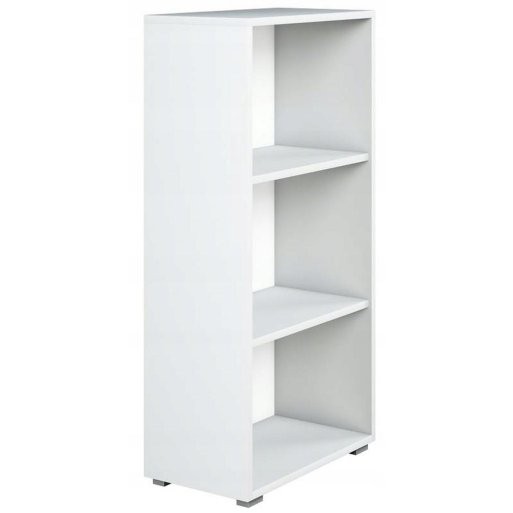 Thumbnail - Matkam Möbel Büroregal, Weiß, Holzwerkstoff, 60x120x30 cm, Wohnzimmer, Regale, Bücherregale