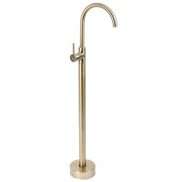 WASCHBECKENARMATUR Freistehend Rea Lungo Brush Gold - Goldfarben, Metall (20/107.5/96cm) - REA