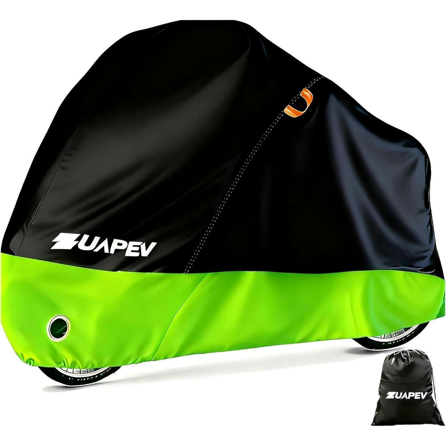 FAHRRADABDECKUNG Wasserdicht 195x70x110 cm Grün - Multicolor, Textil (110/70/195cm)