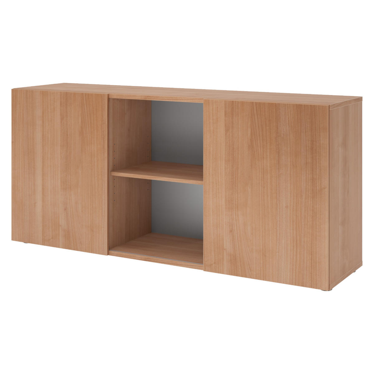 SIDEBOARD mit Schwebetür 42/160/74,8 cm in Nussbaumfarben - Nussbaumfarben, Holzwerkstoff (160/74.8/42cm) - bümö