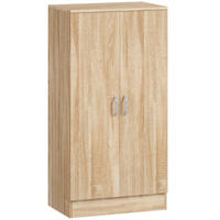 SCHUHSCHRANK DE-38045 55/35/108 cm mit 6 verstellbaren Regalböden Naturholz - Naturfarben, Holzwerkstoff (55/108/35cm) - ComfortXL