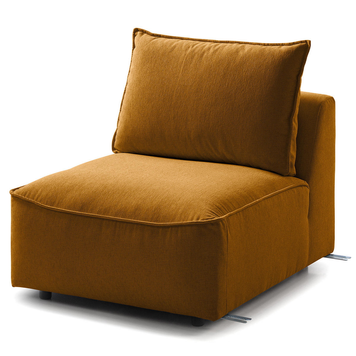 MODULSESSEL - Orange, Holz/Textil (80/82/99cm) - home24