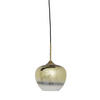 HÄNGELAMPE Mayson Gold Ø23/18 cm - Goldfarben, Glas (23/23/18cm) - Light & Living