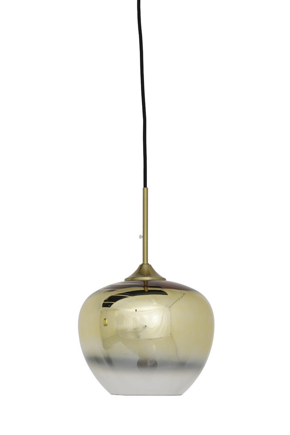 HÄNGELAMPE Mayson Gold Ø23/18 cm - Goldfarben, Glas (23/23/18cm) - Light & Living