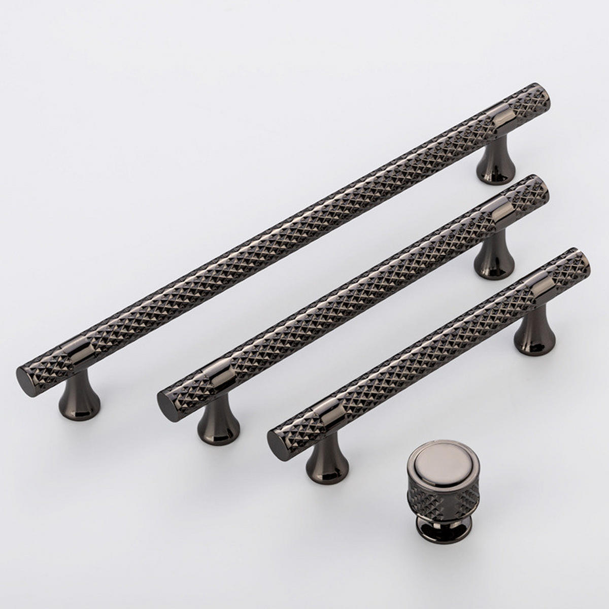 MÖBELGRIFF 1er-Set - Schwarz, Metall (1.2/3.5/13.8cm)