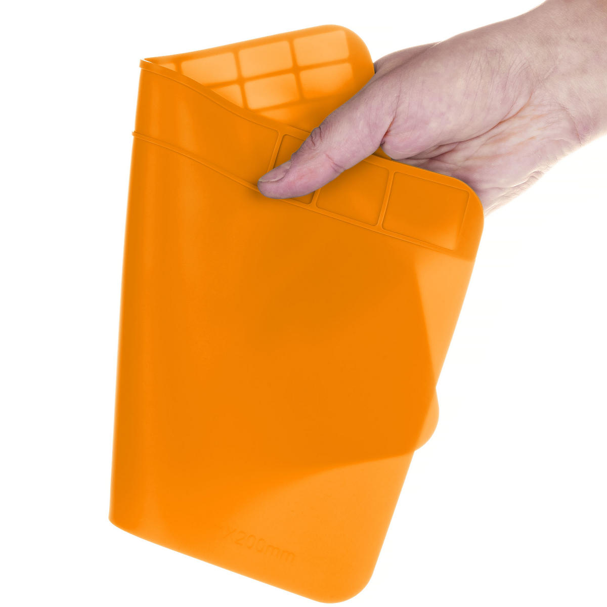 LÖTMATTE Universal - 300/200 mm, Silikon, hitzebeständig bis 500°C, ESD, Antirutsch, Organizer - Multicolor, Kunststoff/Metall (10/10/10cm)