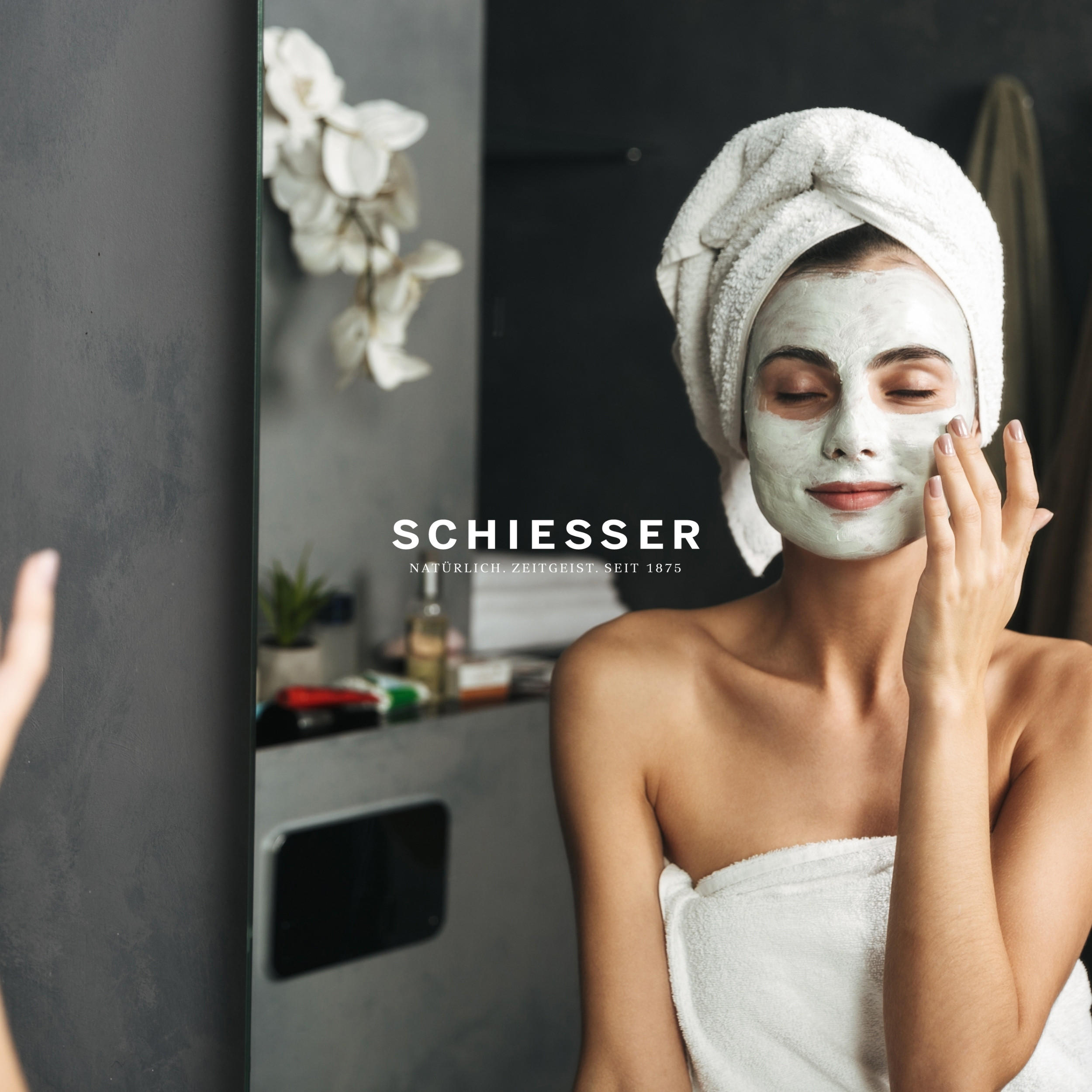 Thumbnail - Schiesser Handtuchset, Dunkelblau, Textil, 50x100 cm, Badtextilien, Handtücher