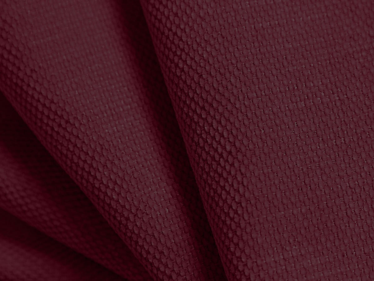 SOFA Molino aus strukturiertem Stoff burgundfarben 3 Sitzplätze - Bordeaux, Textil (95/72/235cm) - Micadoni