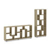 REGAL eiche hell, 69/25/161cm - Eichefarben, Holzwerkstoff (69/161/25cm) - Skraut Home