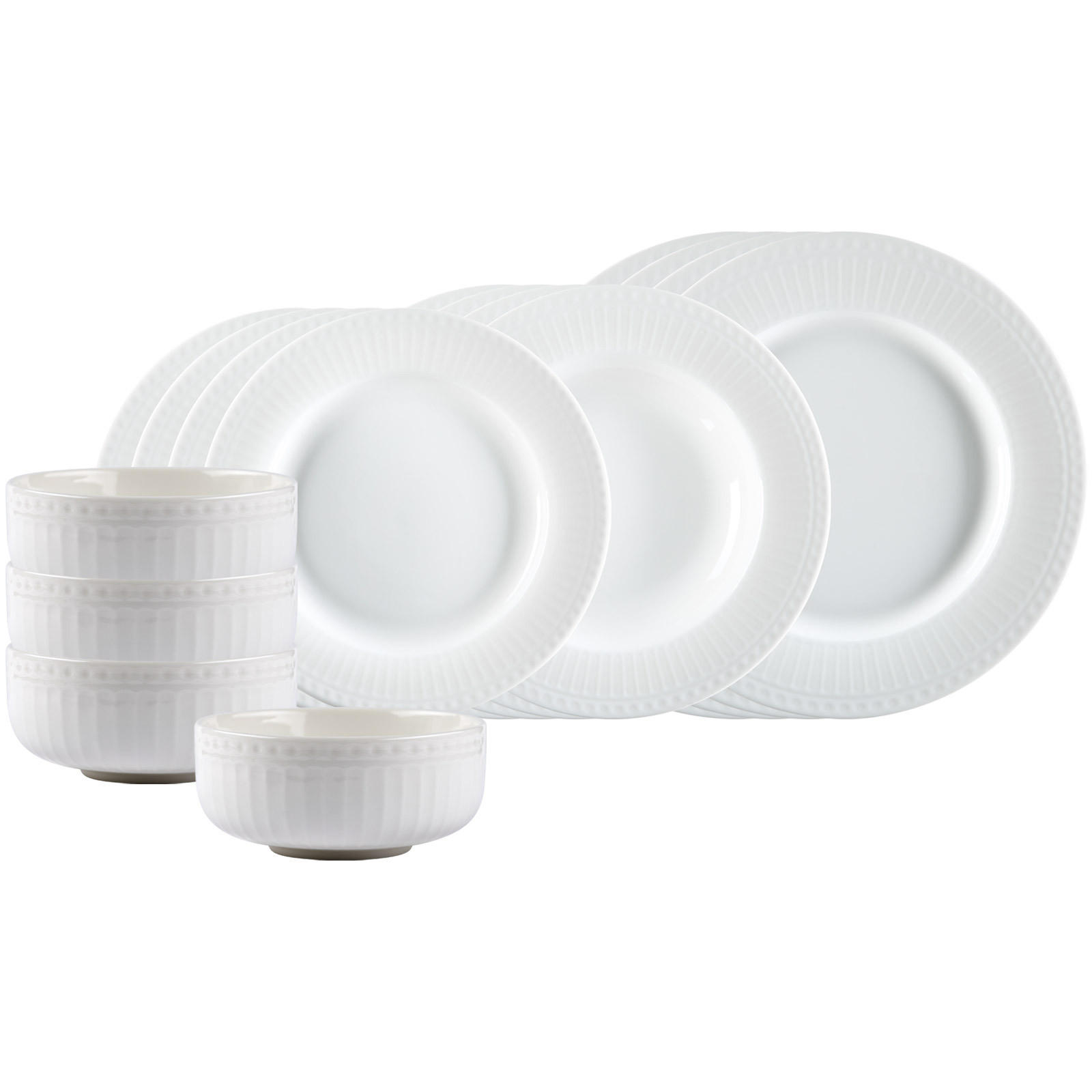 EINSTEIGER-SET Sofia weiß 16er Set - Weiß, Keramik (1/1/1cm) - Ritzenhoff Breker