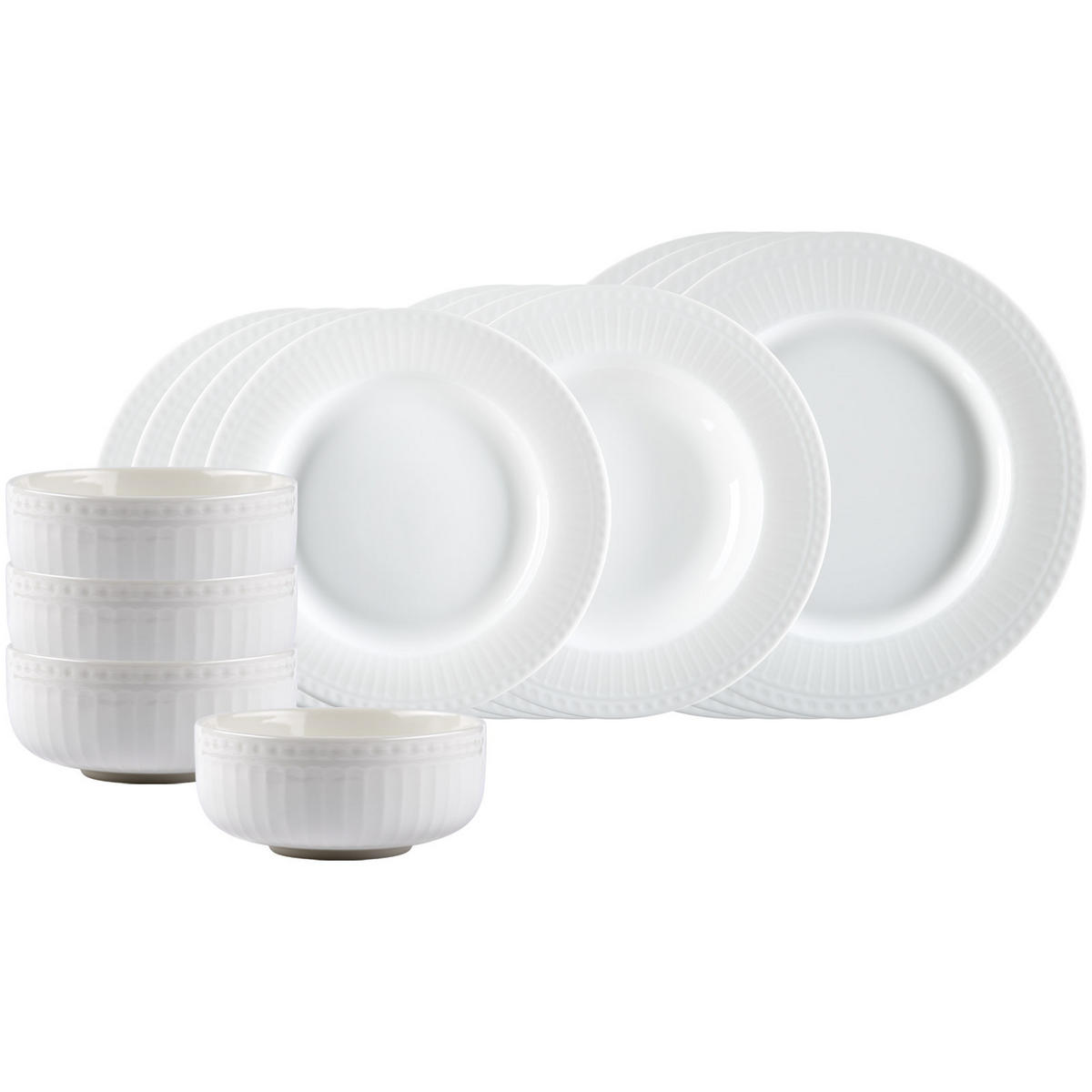 EINSTEIGER-SET Sofia weiß 16er Set - Weiß, Keramik (1/1/1cm) - Ritzenhoff Breker