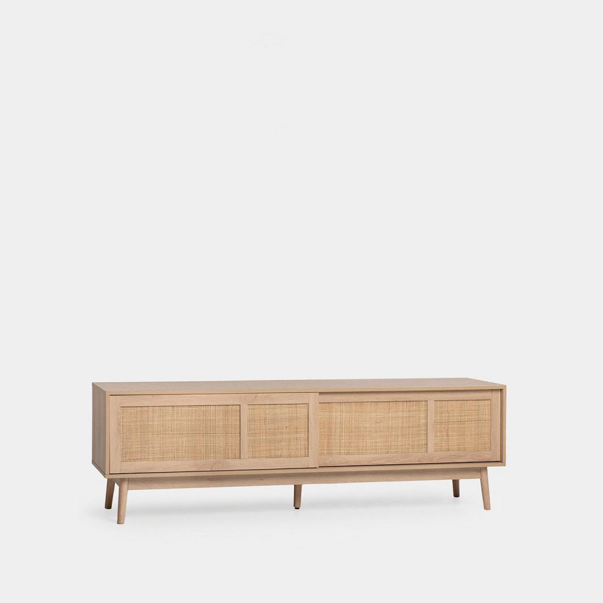 TV-ELEMENT Ikigai Natürlich 180 cm x 56 cm - Naturfarben, Holzwerkstoff (180/56/40cm) - Klast Home