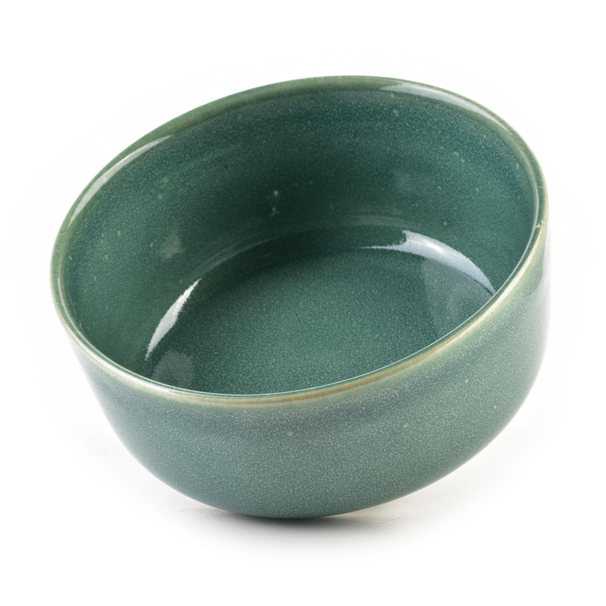 SCHALE Basic Nature Grün 14/14/6.5 cm Keramik - Grün, Keramik (14cm) - Mondex