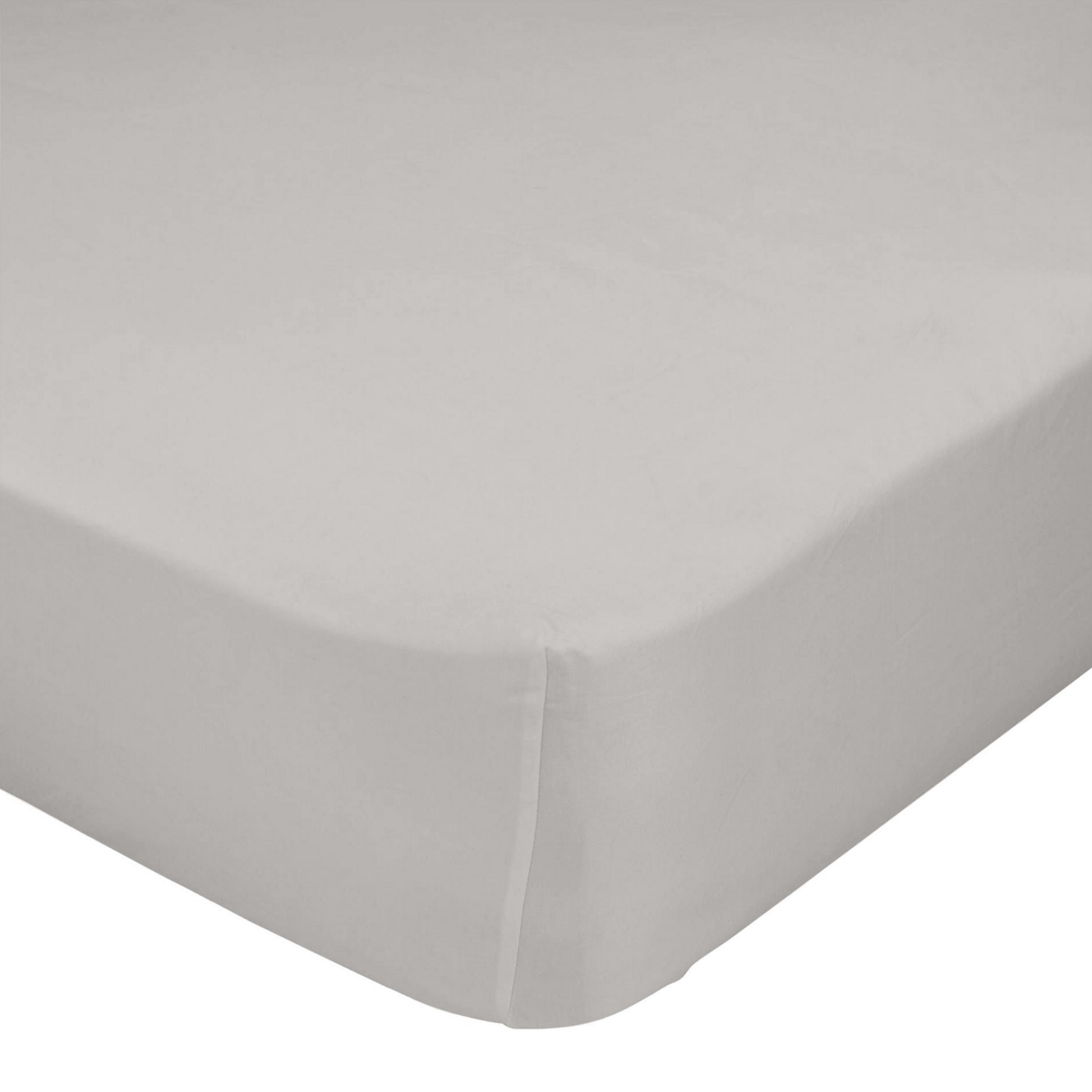 SPANNBETTTUCH basic 180x200x32 cm grau - Grau, Textil (180/200cm) - Happy Friday