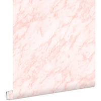 TAPETE Marmor-Optik 53 cm x 10.05 m - Pink, Papier (53/1000cm) - ESTAhome