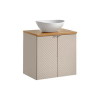WASCHTISCH 60cm Manoa Kaschmir - Holz - Beige, Holzwerkstoff (60/59/40cm) - Petits-meubles