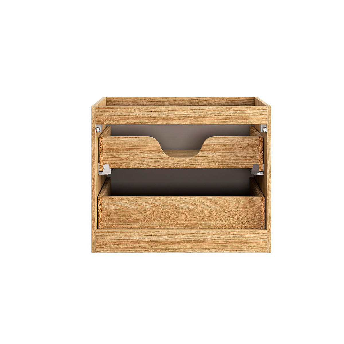 KOUPELNOVÝ NÁBYTEK 70cm Mallory 2er-Set Béžová a dřevo - hnědá, kompozitní dřevo (70/59.5/46cm) - Petits-meubles