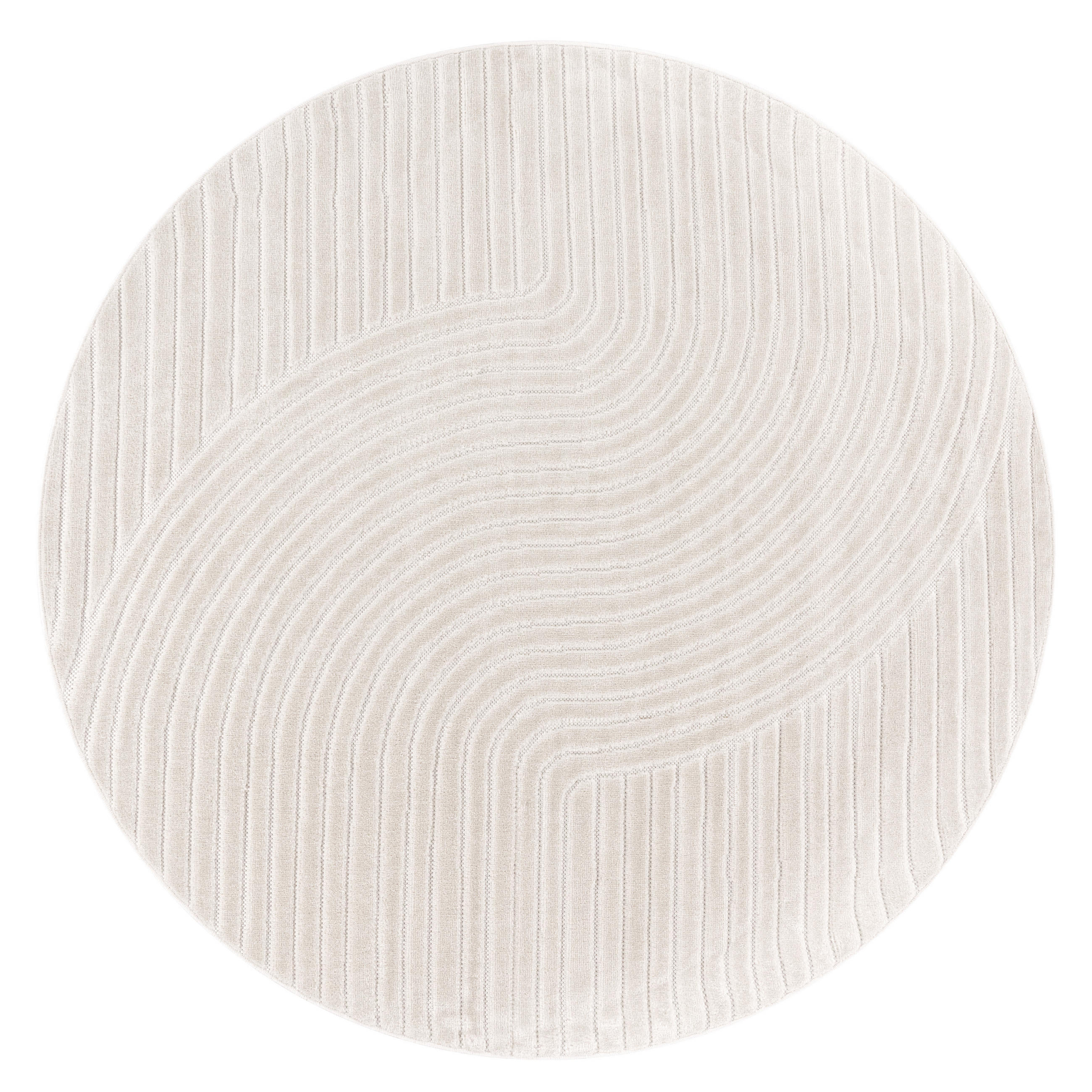 OUTDOORTEPPICH 160/160 cm Cotton 233 - Creme, Textil (160/160cm) - Paco Home