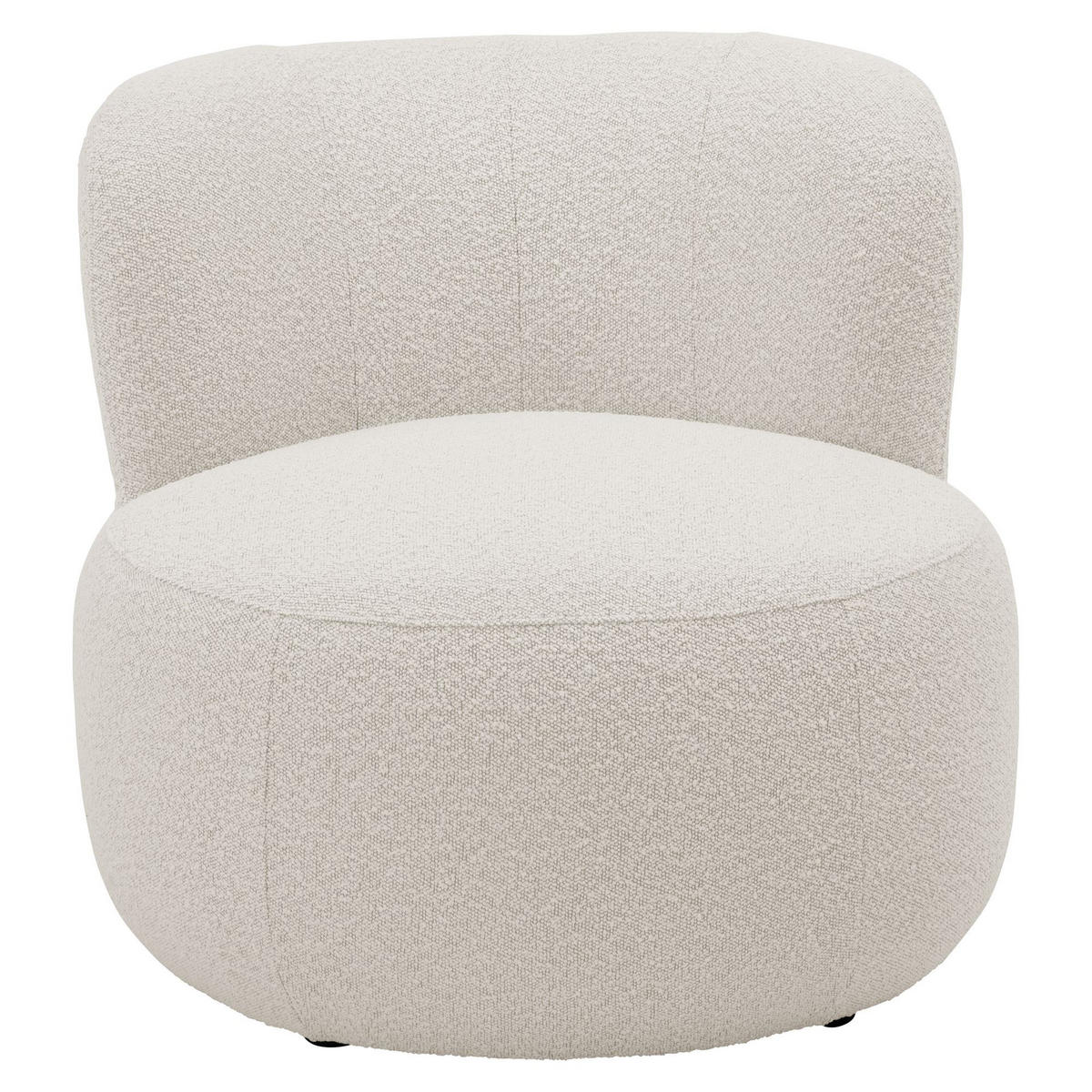 POLSTERSESSEL Katuscha Bouclé-Gewebe creme - Creme, Kunststoff (79/75/82cm) - 58aufmkessel