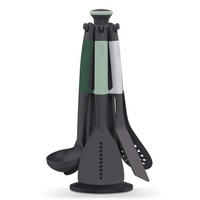 SPATEL-SET Karussell mit 6 Spateln - Elevate - Sage - Grün, Kunststoff (2/35/17cm) - Joseph Joseph 