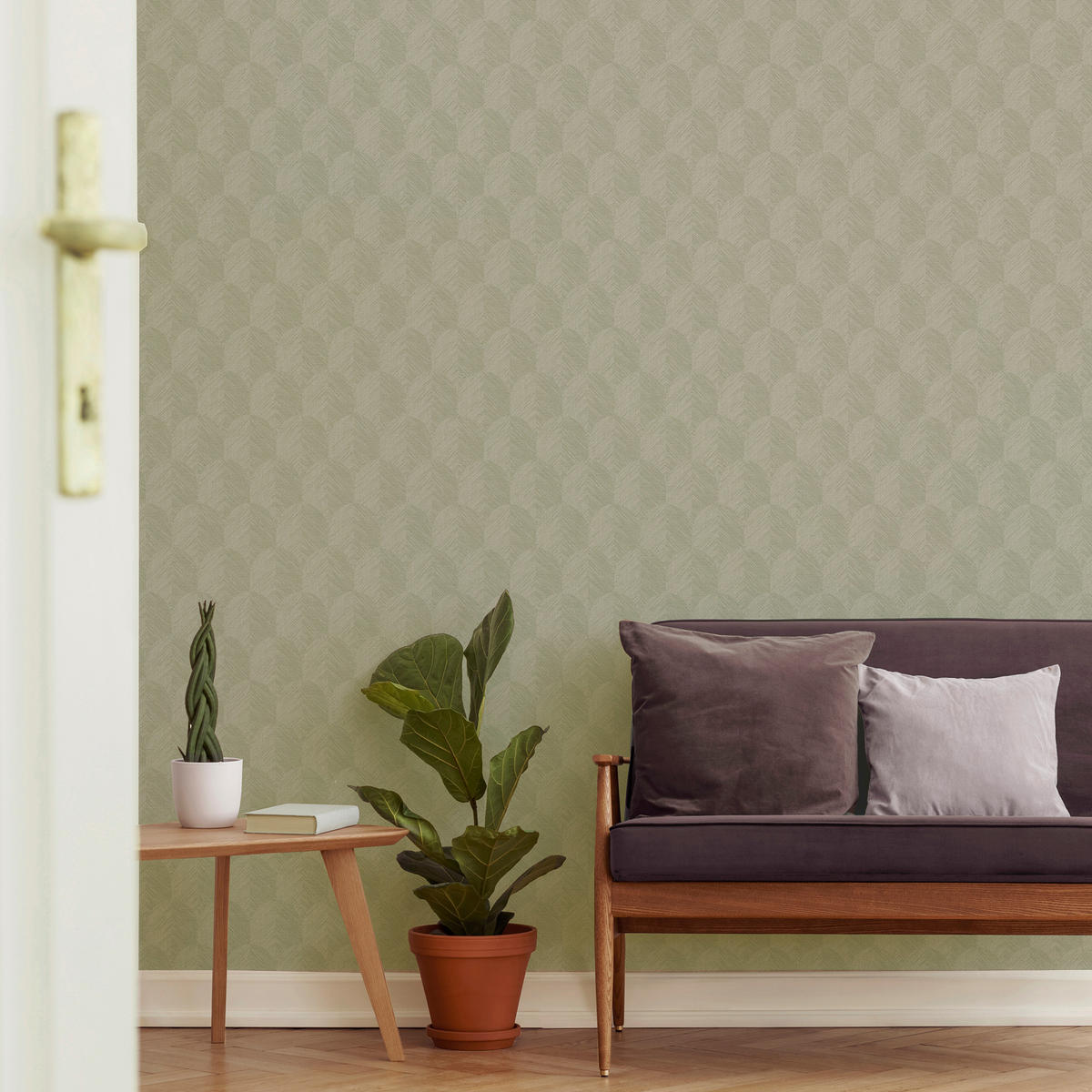 VLIESTAPETE - Romee goldener Sand - Goldfarben, Papier/Kunststoff (52/1000cm) - Superfresco Easy